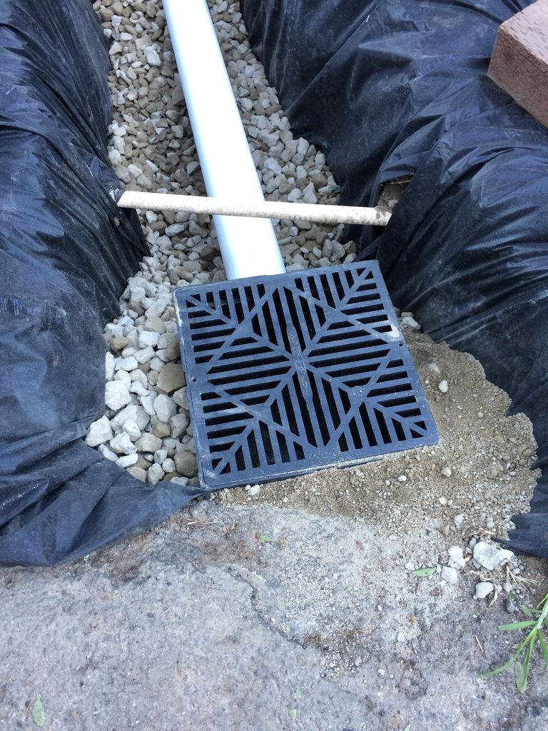 calgary drainage yard french drain