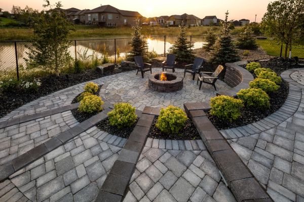 A Green Future paving stone - calgary - patio - backyard design - landscaping