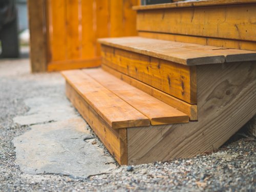 Wood Deck Steps Calgary