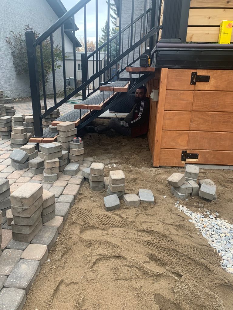 Interlocking pavers Repair - Calgary Landscaping - A Green Future