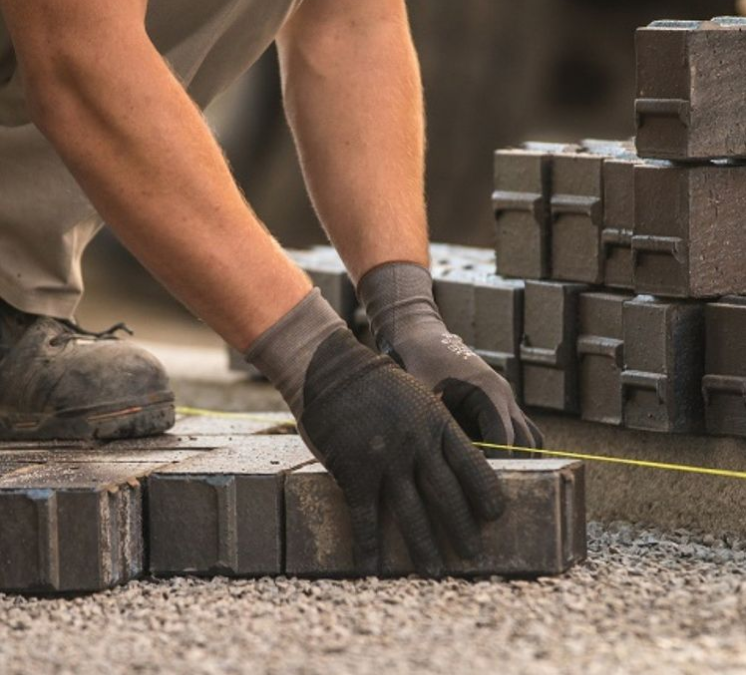 permeable clay paver effective for water management