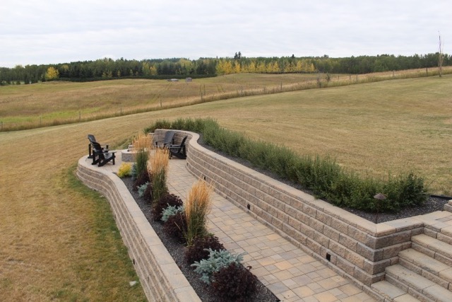 Retaining wall Builder Calgary Deck Builder Calgary Landscaping Calgary Acerage Landscpaing