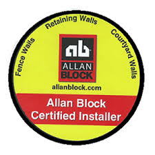 calgary retaining wall certified best contractor ALLAN BLOCK