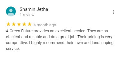 lawn care Calgary Landscaping maintenance A Green Future review