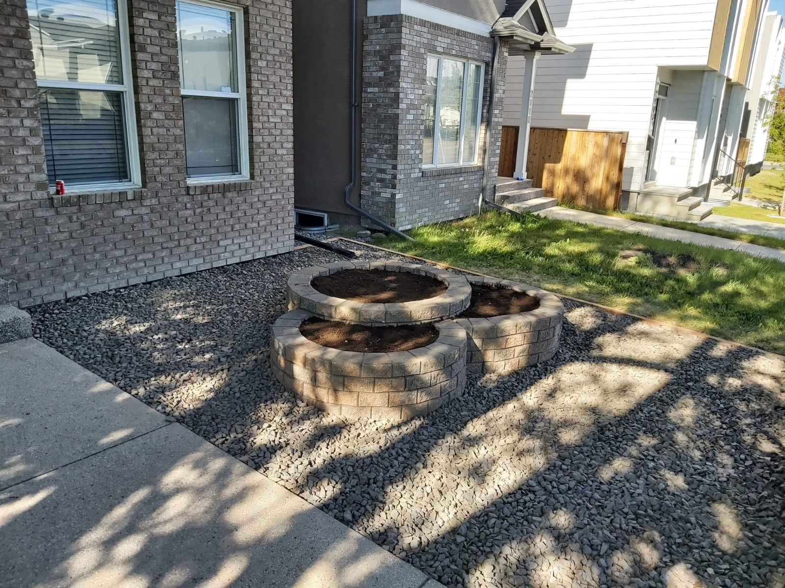Mahogany SE Calgary Front Yard Xeriscaping photo 18