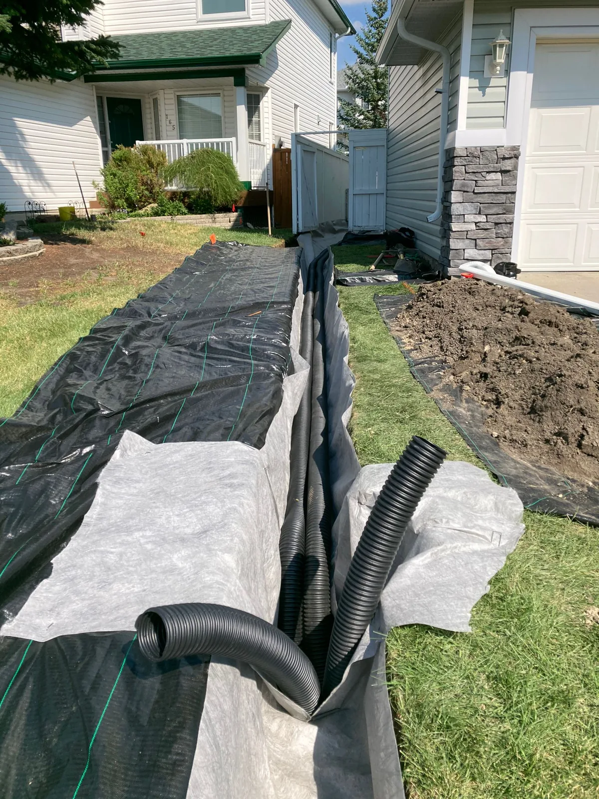 Yard Water Drainage Systems Calgary photo 3