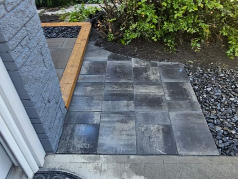 Sideyard Landscaping Design Calgary-min