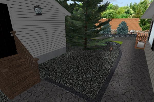 calgary yard landscape design