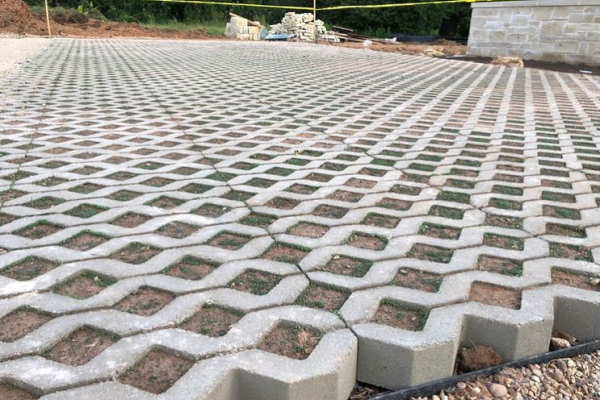 permeable paver driveway